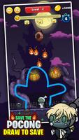 Save Pocong : Draw Line ảnh chụp màn hình 1