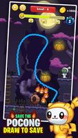 Save Pocong : Draw Line ảnh chụp màn hình 3