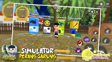 Simulator Perang Sarung 3D imagem de tela 1