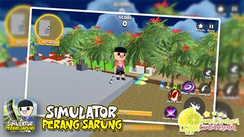 Simulator Perang Sarung 3D imagem de tela 2