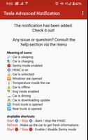 Tesla Advanced Notification captura de pantalla 3