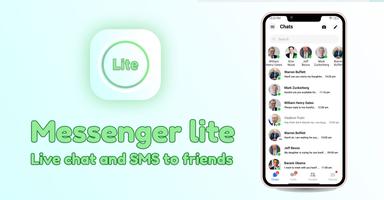 Messenger Lite 2023 Chat تصوير الشاشة 1