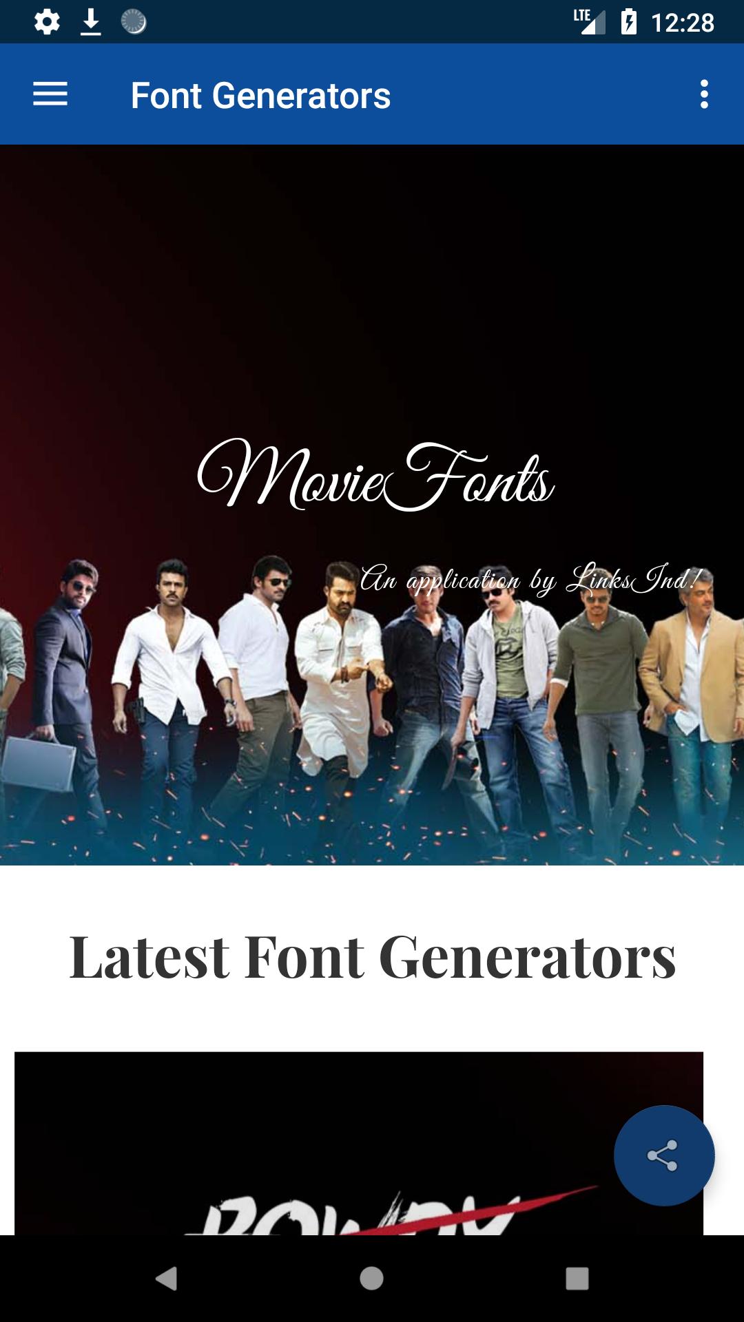 Movie Fonts Movies Style Name Generator For Android Apk Download