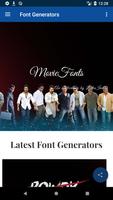 Movie Fonts : Movies Style Nam پوسٹر