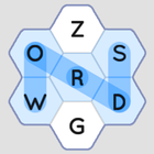 Mots Mêlés Hexagonal (Mots cachés) icône