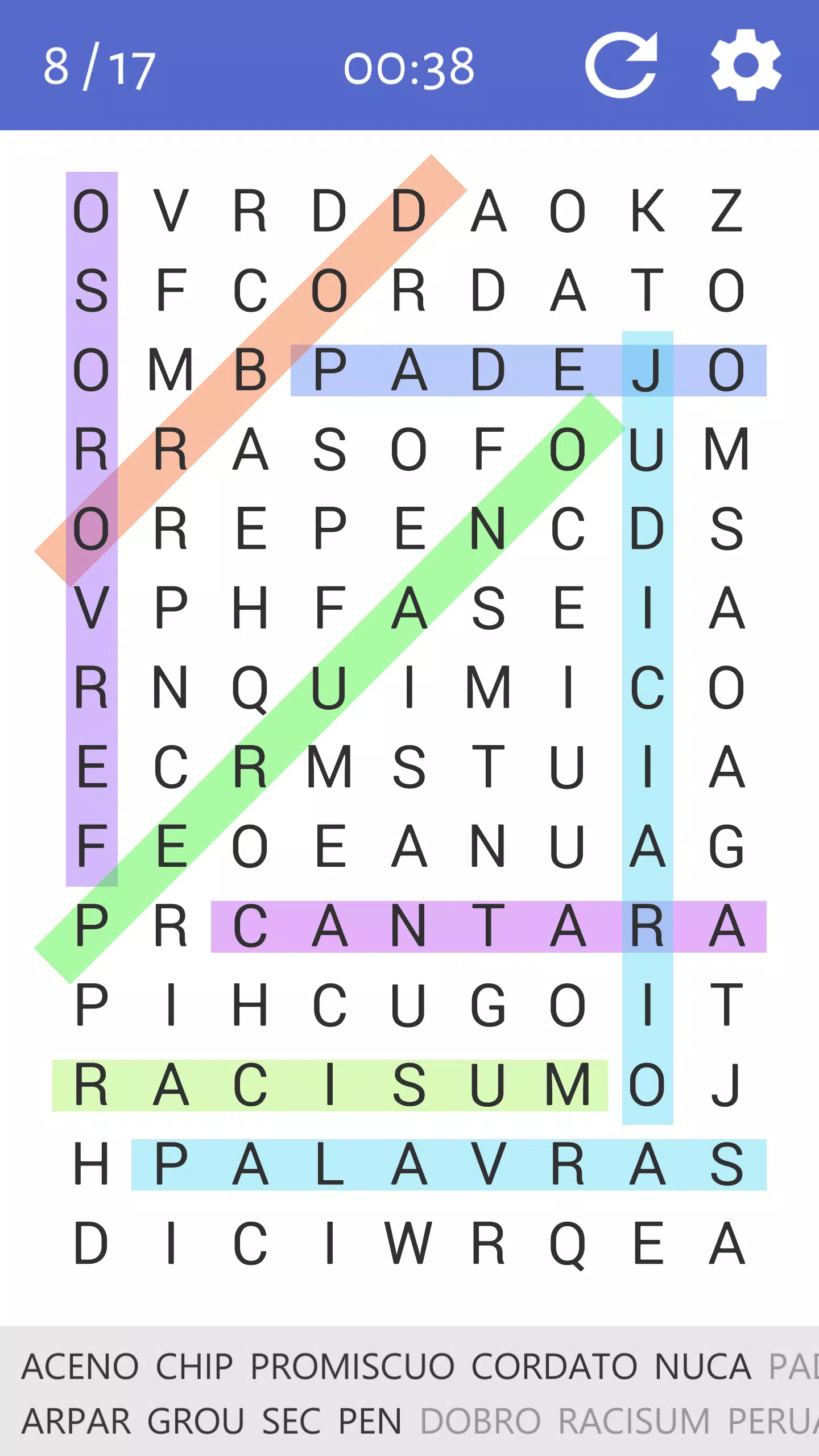 CAÇA- PALAVRAS Word Search