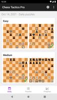 Problemas de ajedrez (puzzles) captura de pantalla 1