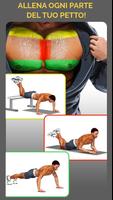 Poster Sfida per i muscoli pettorali 