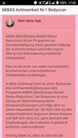 Achtsamkeit im Alltag Meditation 1 - Bodyscan ภาพหน้าจอ 1