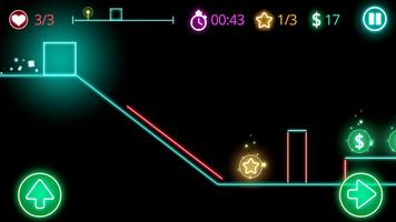 Glow obstacle course poster