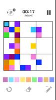 Only 1 color per line poster