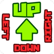 Right, left, up, down, reverse 圖標