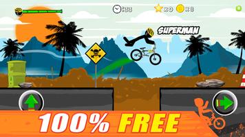 Stickman Bike : Pro Ride capture d'écran 3