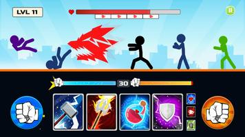 Stickman Fighter : Mega Brawl Ekran Görüntüsü 3