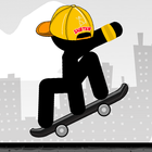 Stickman Skate : 360 Epic City icône
