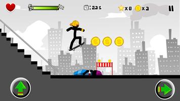 Stickman Skate : 360 Epic City screenshot 2