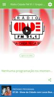 Rádio Cidade FM 91.1 Grajaú MA Affiche