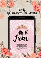 Quinceañera invitations maker poster