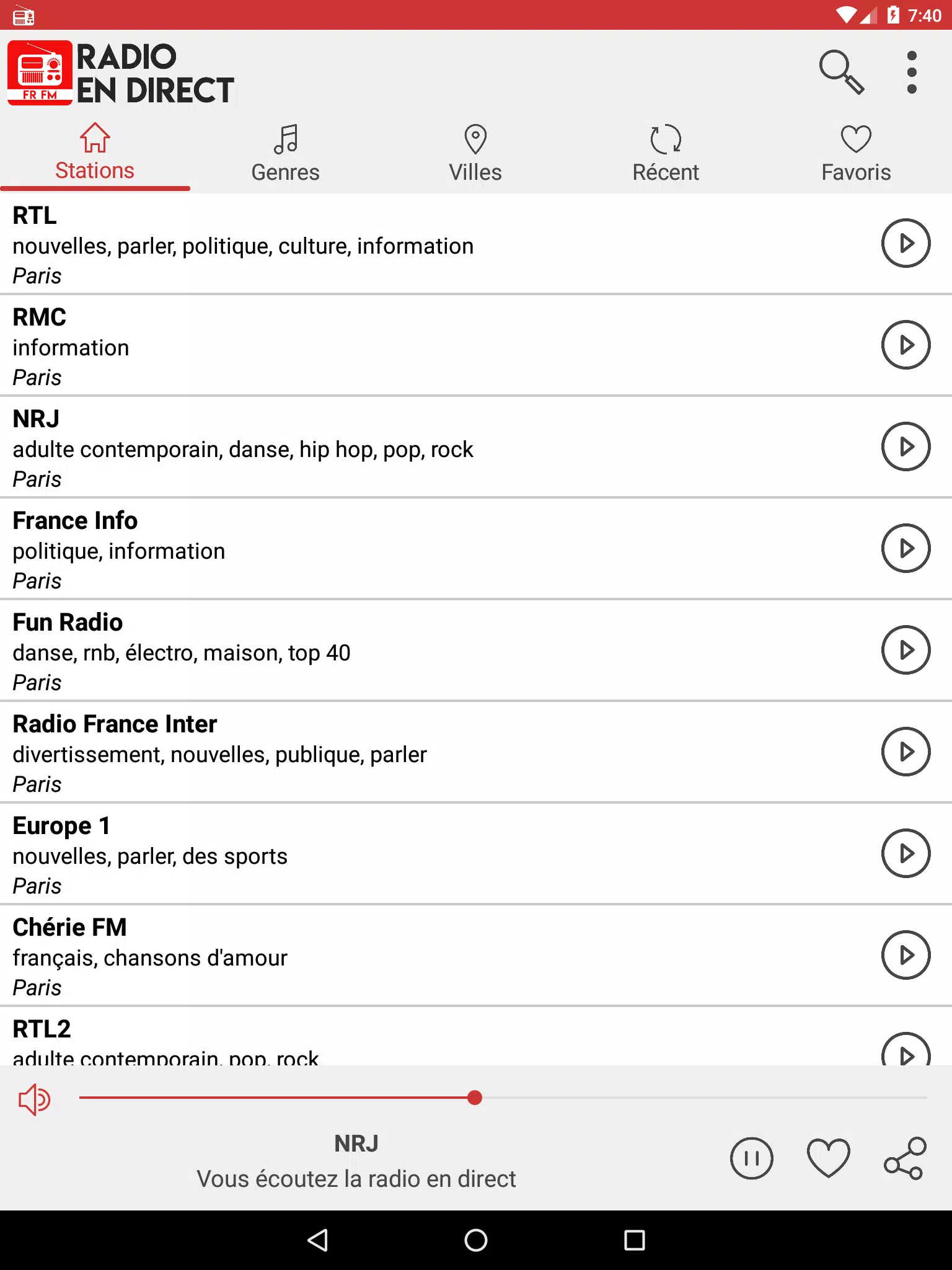 Radio en ligne France: Live FM for Android - APK Download