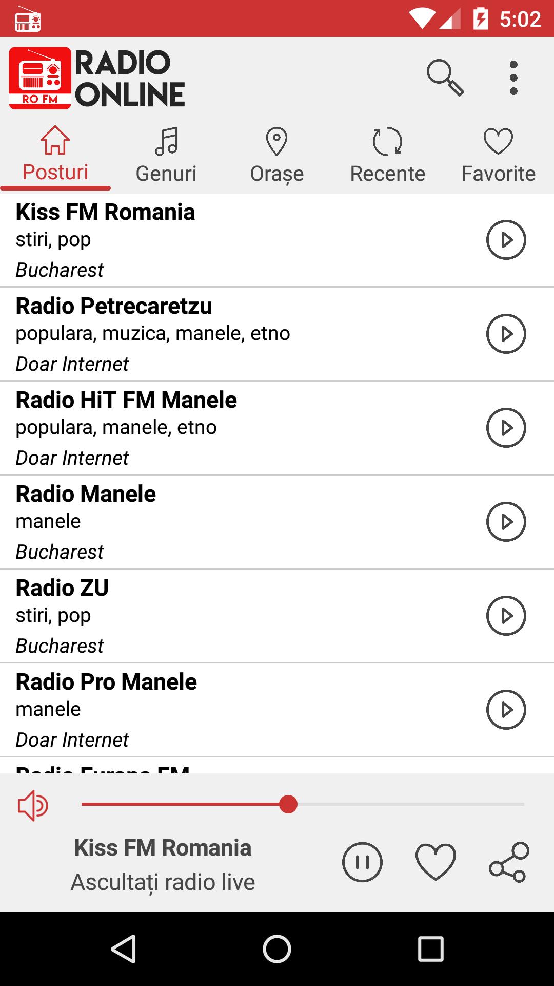 Radio Online Romania Listen To Live Fm Radio For Android Apk