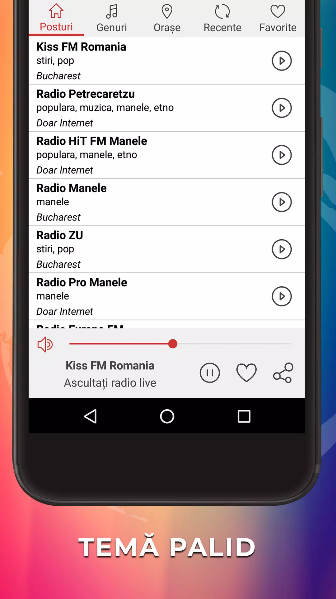 Radio online România: Listen to live FM radio for Android - APK Download