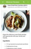 Mexican Recipes Plakat