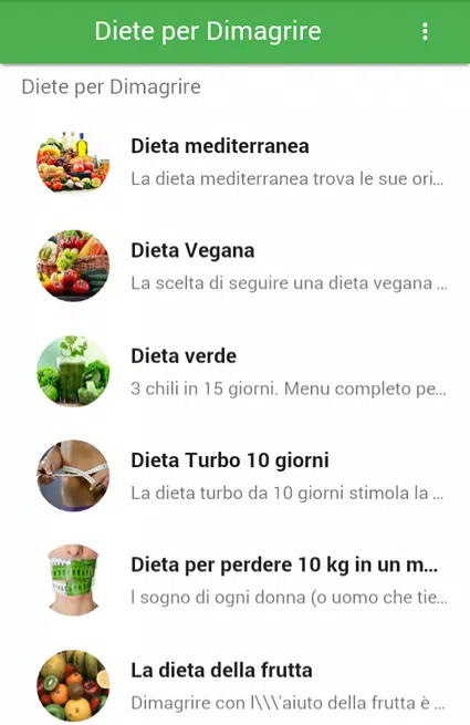 Diete Per Dimagrire APK for Android Download