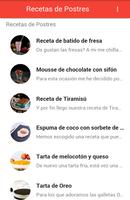 Recetas De Postres screenshot 1