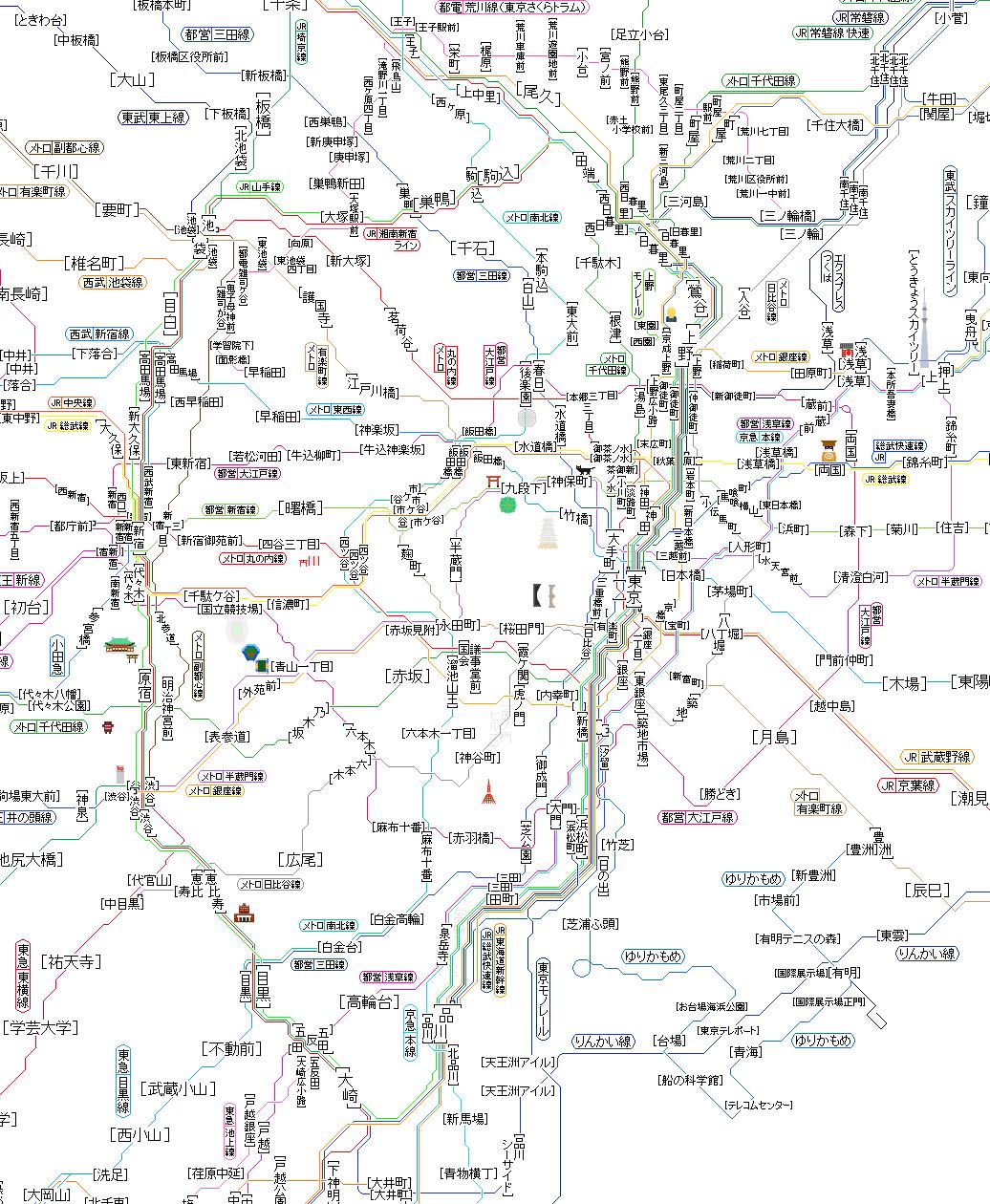 図 路線 東武 ツリー ライン スカイ