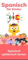 Spanisch Lernen – Studycat Plakat
