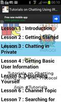 Tutorials About IRC Chatting screenshot 1