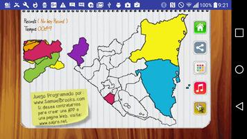 Juego del Mapa de Nicaragua captura de pantalla 1