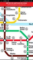 Metro de Santiago de Chile Map captura de pantalla 2