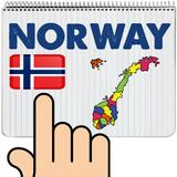 Norway Map Puzzle Game icono