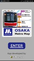 Osaka Metro Map LITE Affiche