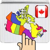 Canada Map Puzzle Game Free icon