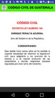 Codigo Civil de Guatemala اسکرین شاٹ 1