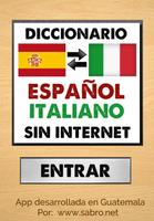 Diccionario Español Italiano S poster