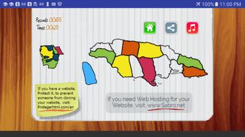 Jamaica Map Puzzle Game screenshot 1