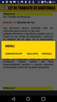 Ley de Tránsito Guatemala Actu 스크린샷 3