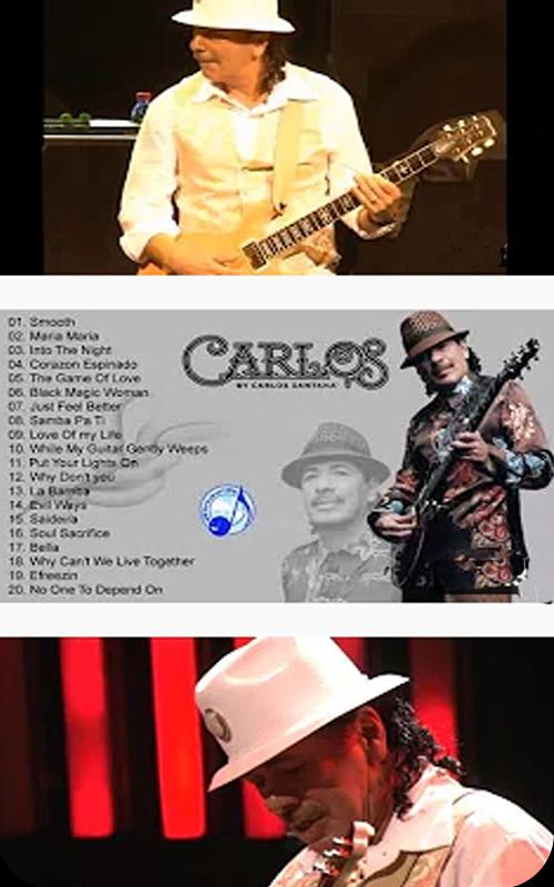 Mp3 Carlos Santana MusiC SongS Best Album APK pour Android Télécharger