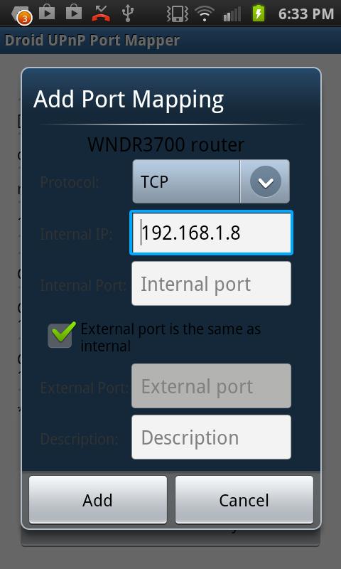Droid UPnP Port Mapper pour Android - Téléchargez l'APK