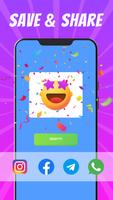 Emoji Merge: Emoji DIY Mixer capture d'écran 2