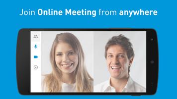 Online Meeting Webinars Affiche