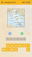 Poster Quiz di Geografia: Paesi, Mapp