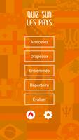 Drapeaux et Armoiries Quiz-Jeu Affiche