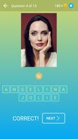 Hollywood Actors: Quiz, Game تصوير الشاشة 1