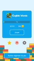Mots anglais Affiche