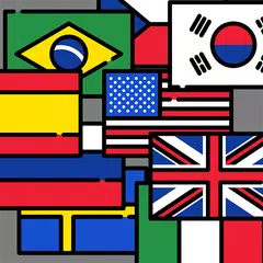 Flags of the World + Emblems:  アプリダウンロード