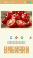 Fruits, Vegetables, Nuts: Quiz poster